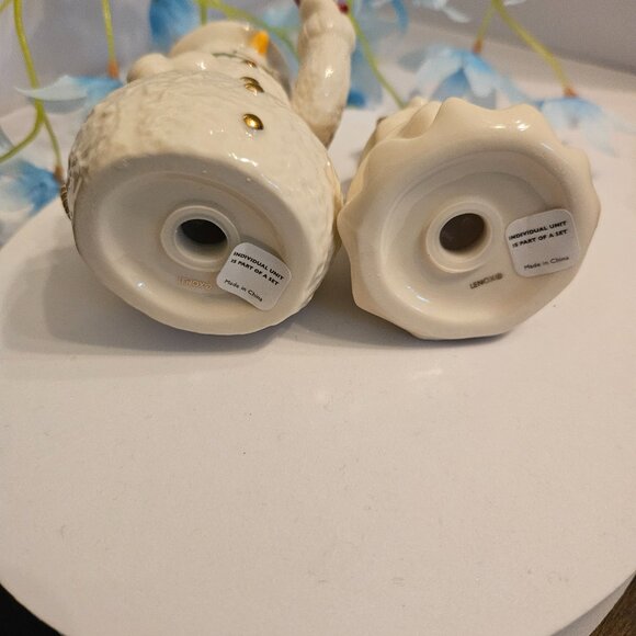 Lenox Happy Holly Days Snowman Salt and Pepper - Picture 12 of 15